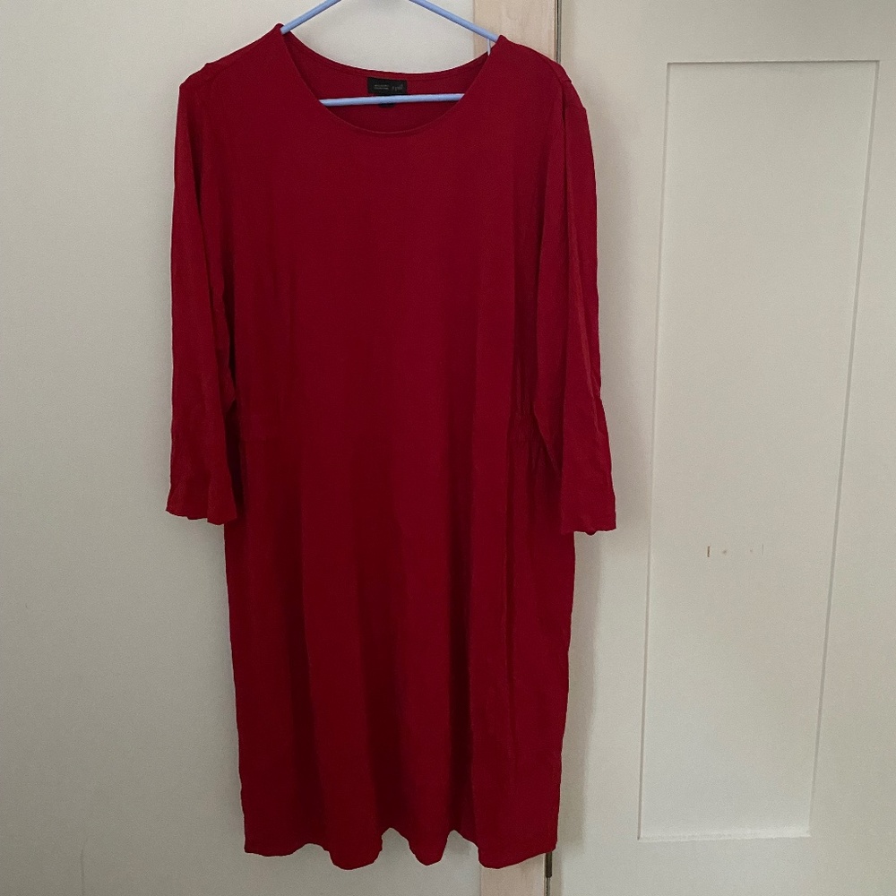 J Jill Wearever Collection XL Red Dress
